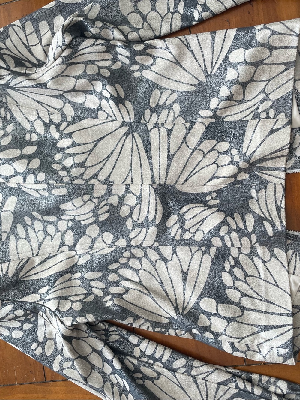Printed Moto Jacket by Joseph Ribkoff - Picture 9 of 9